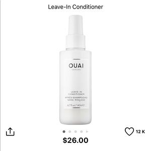 🙌😆🌟NWT NEVER OPENED! Quai leave-in conditioner